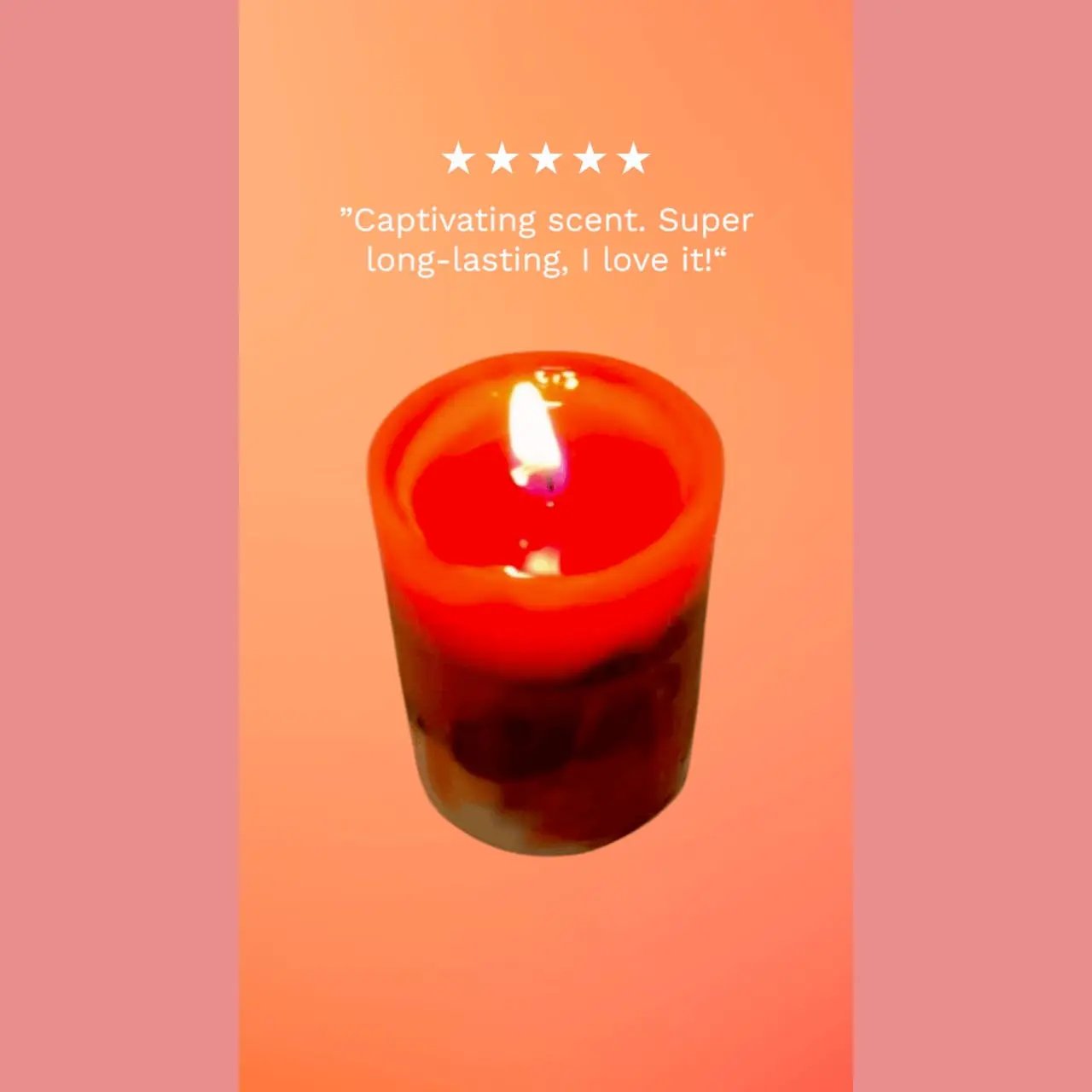 Color changing candle - art.candle