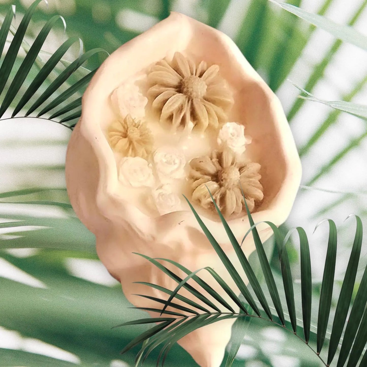 Seashell serenity candle - art.candle