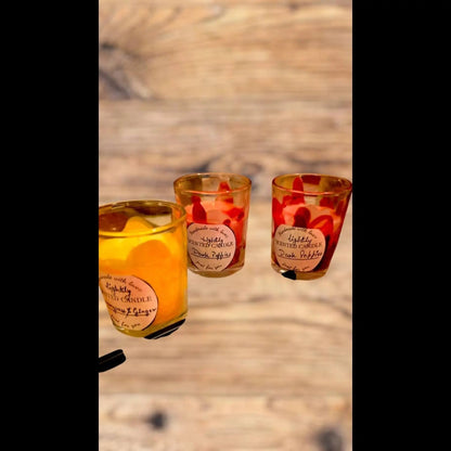 Small candle jars - art.candle