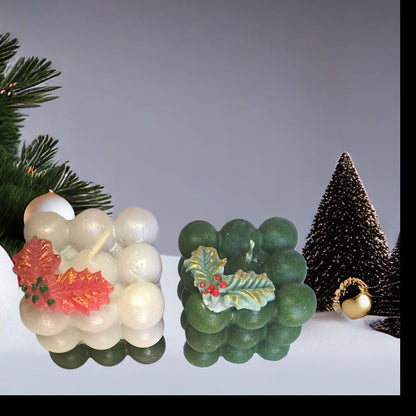 Christmas Bubble candle