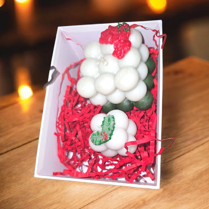 Christmas Bubble candle
