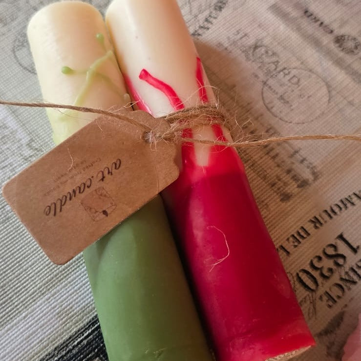 Christmas Pillar Candle