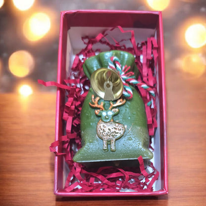 Sack Reindeer Candle
