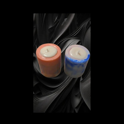 Color changing candle - art.candle