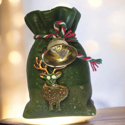 Sack Reindeer Candle