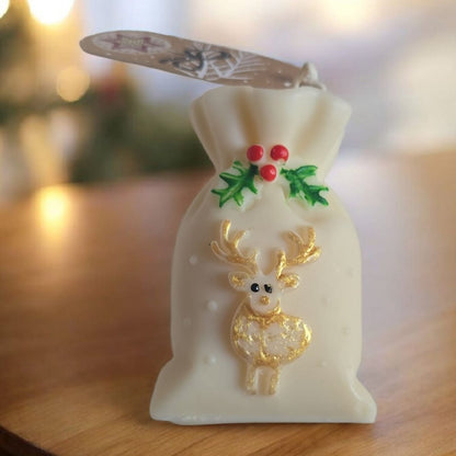 Sack Reindeer Candle