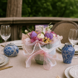 Lavender Blush Artisan Candle Bouquet