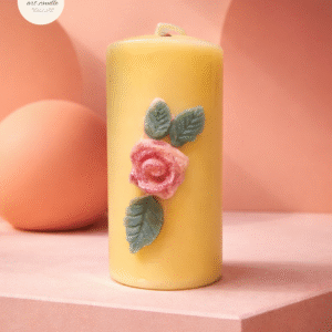 Golden Rose Candle